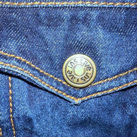 RARE Pristine Vintage Condition Kid’s Size 18 Live Ins Denim Jean Jacket - Picture 2 of 8